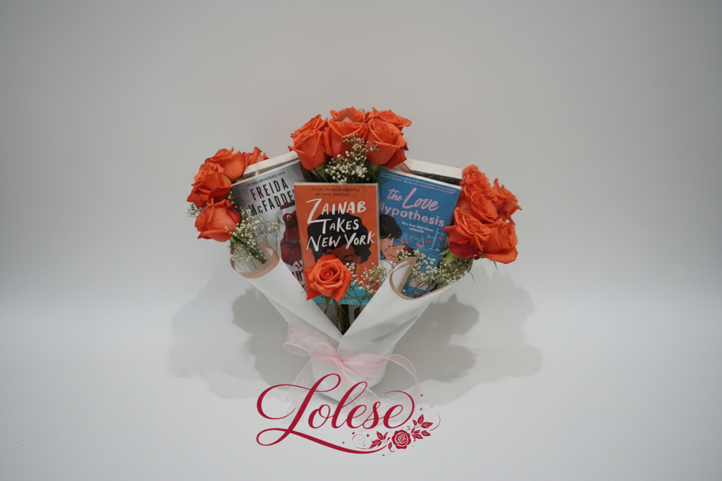 The Book Lovers Floral Haven