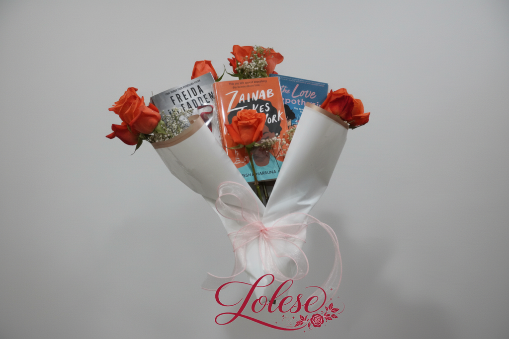 The Book Lovers Floral Haven